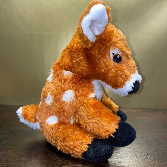 Wildlife Artists Eco Pals Whitetail Fawn Deer Animal Stuffed Plush Toy 9" - Picture 1 of 8